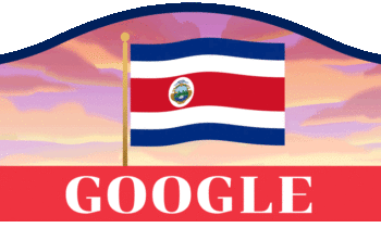 Google doodle celebrates Costa Rica Independence Day