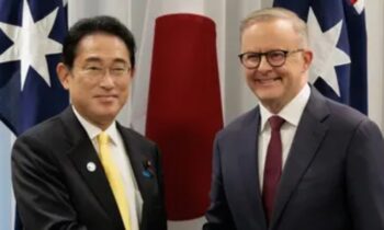 Fumio Kishida says Japan’s ties with Australia have reached a new level