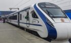The Vande Bharat Express train’s nose was replaced after it was hit by cattle. See photos