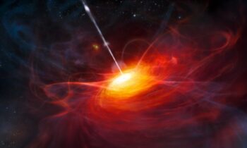 Quasar “clocks” show that in the first billion years after the Big Bang, time seemed to move five times slower.