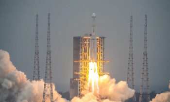A relay satellite supporting moon missions has been launched by China, Queqiao-2